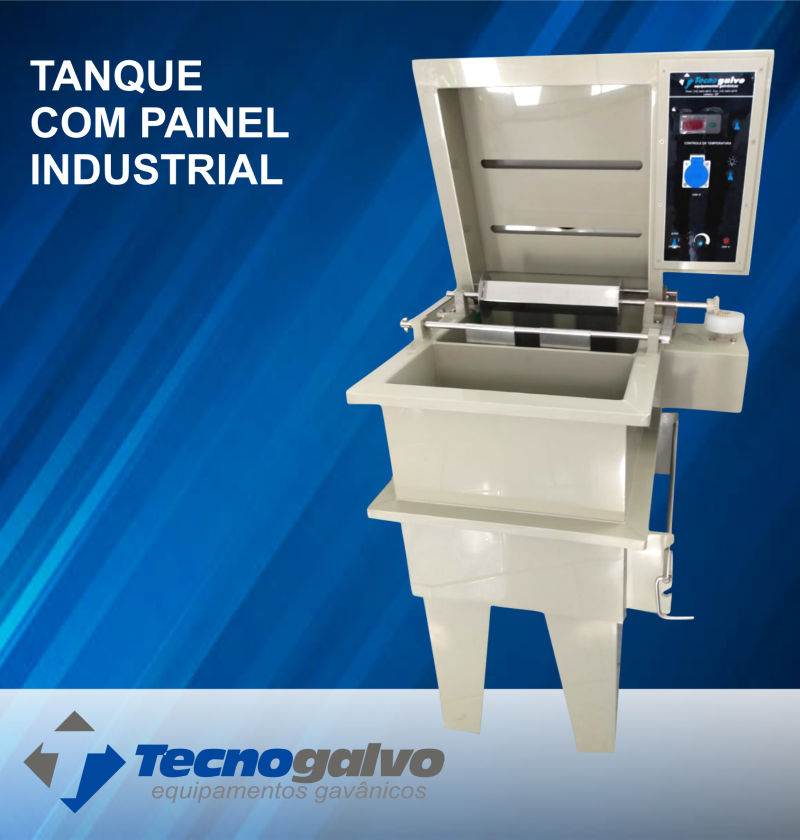 Tanque para Galvanoplastia com Painel Industrial